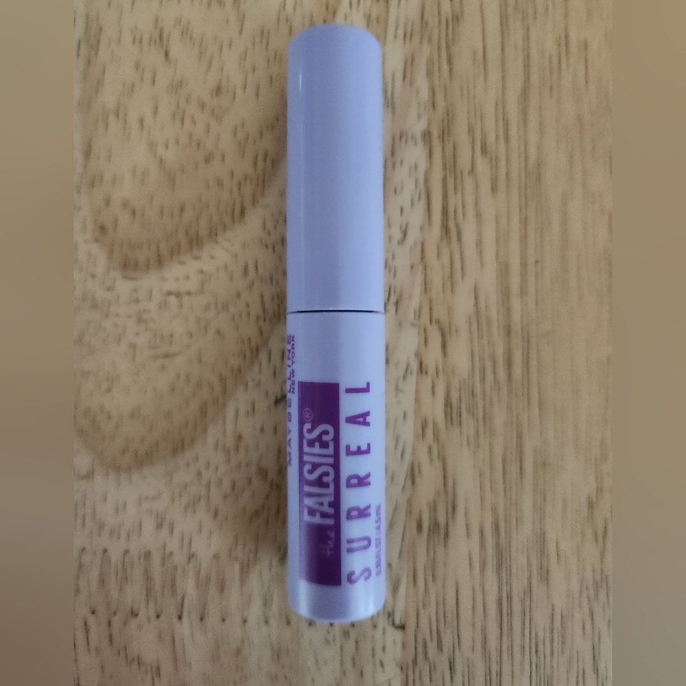 🪷5/$25! MAYBELLINE NY The Falsies SURREAL Mascara Very Black Travel Clutch Size